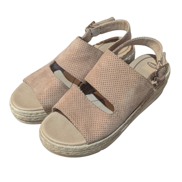 Dr. Scholl's Oh Hey Espadrille Sandals Tawny Birch size 8.5 - Picture 2 of 5